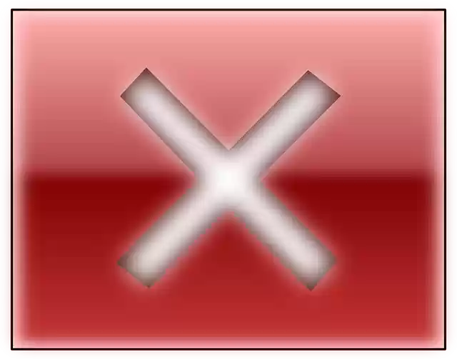 Free download Wrong Sign Button - Free vector graphic on Pixabay free illustration to be edited with GIMP free online image editor