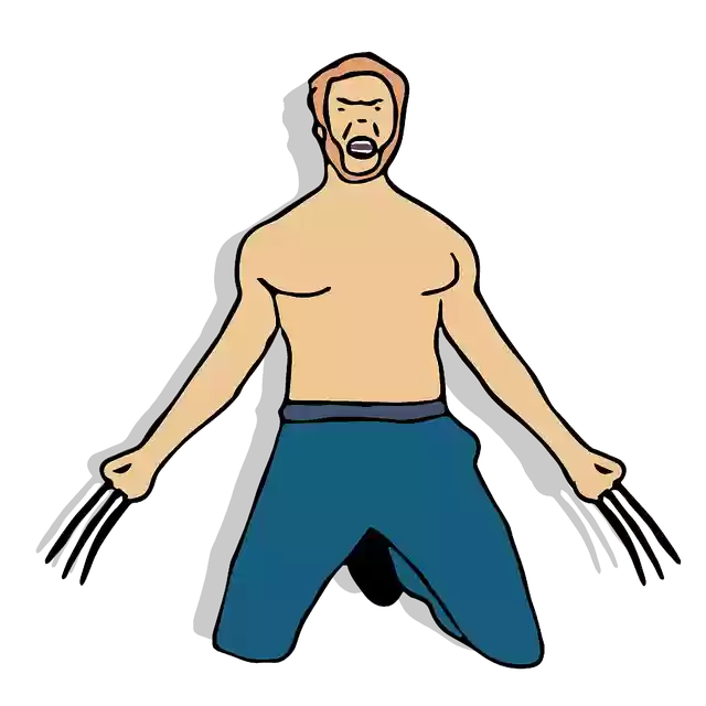 Free download Xmen Wolverine Hero -  free illustration to be edited with GIMP free online image editor