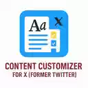X Post Text Enhancer  screen for extension Chrome web store in OffiDocs Chromium