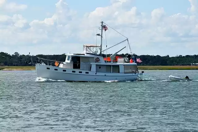 Free download Yacht Boat River -  free free photo or picture to be edited with GIMP online image editor