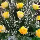 Yellow rose with white flowers  screen for extension Chrome web store in OffiDocs Chromium