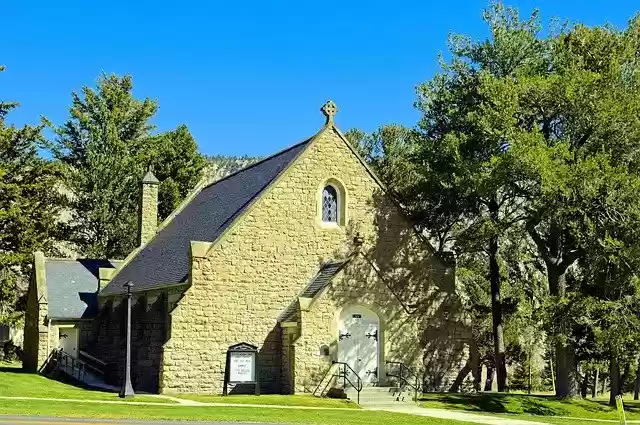 Free download Yellowstone Park Chapel -  free photo or picture to be edited with GIMP online image editor