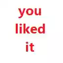 YouLikedIt  screen for extension Chrome web store in OffiDocs Chromium