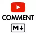 YouTube Comment Export  screen for extension Chrome web store in OffiDocs Chromium