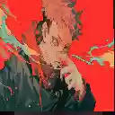 Yuji Itadori Jujutsu Kaisen Epic Red Splash Live Wallpaper  screen for extension Chrome web store in OffiDocs Chromium