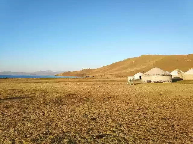 Template Photo Yurt Steppe Landscape -  for OffiDocs