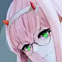 Zero Two short hair | Darling in the Franxx  screen for extension Chrome web store in OffiDocs Chromium