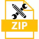 Écran ZIP Maker pour l'extension Chrome web store dans OffiDocs Chromium